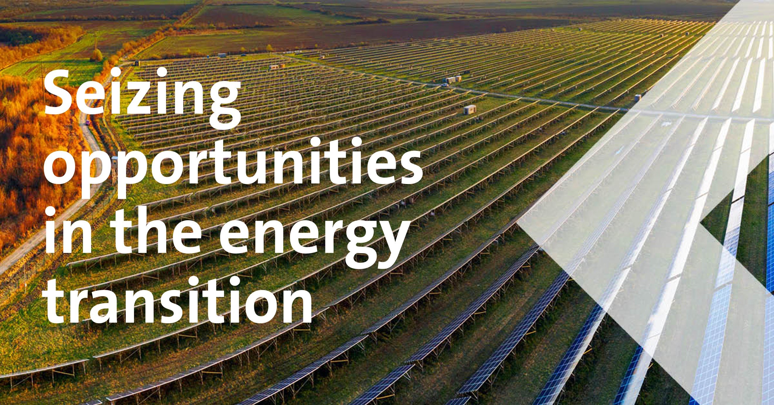 Seizing opportunities in the energy transition 